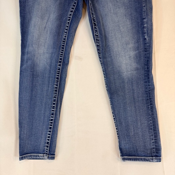 VIGOSS Women’s Size 9/10 L27 Denim Jeans Heritage Fit Capri Style Stretch - Picture 3 of 16